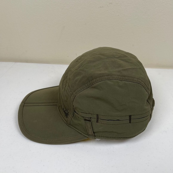REI Co-op Screeline Hat Cap Olive Green Hiking Foldable Moisture-Wicking 5 Panel - Picture 2 of 7